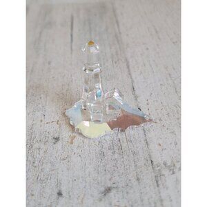 Unique miniature glass lighthouse home decor figure sea ocean